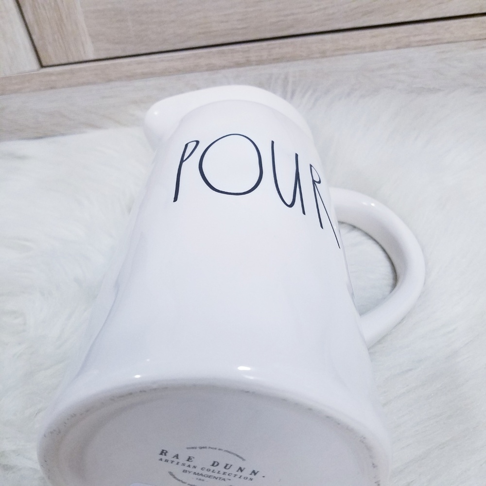 NWT Rae Dunn POUR Pitcher LL - Picture 7 of 8